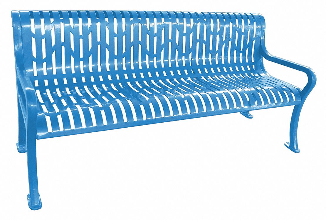 4HUT8 - E5608 Outdoor Bench 74 in L 33-1/4 in H
