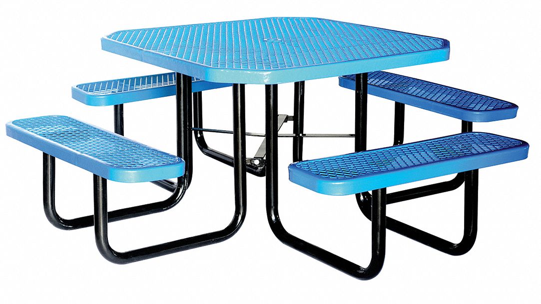 Octagon, Expanded Metal, Picnic Table 4HUV54HUV5 Grainger
