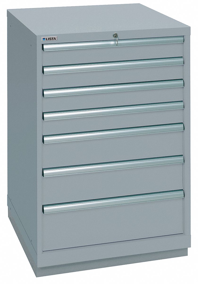 LISTA, 28 1/4 in x 28 1/2 in x 39 3/8 in, 7 Drawers, Modular Drawer ...