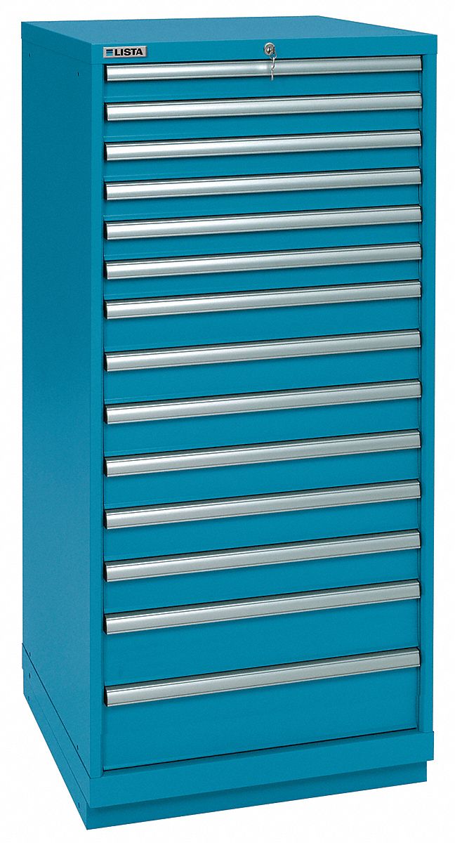 LISTA, 28 1/4 in x 28 1/2 in x 59 1/2 in, 14 Drawers, Modular Drawer