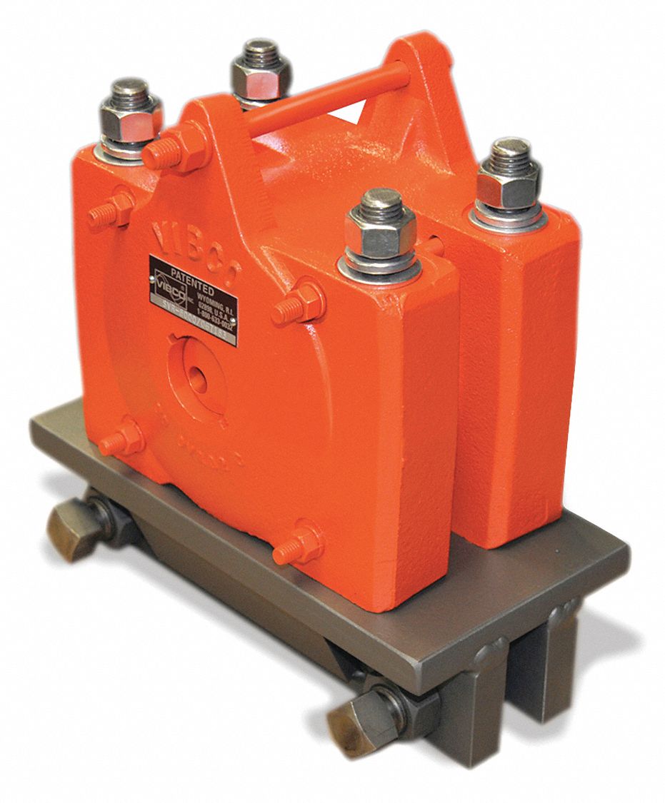 VIBCO Pneumatic Vibrator Railroad Car Shaker, 8000 lb, 58 CFM 80 PSI, 8,500 vpm Speed 80