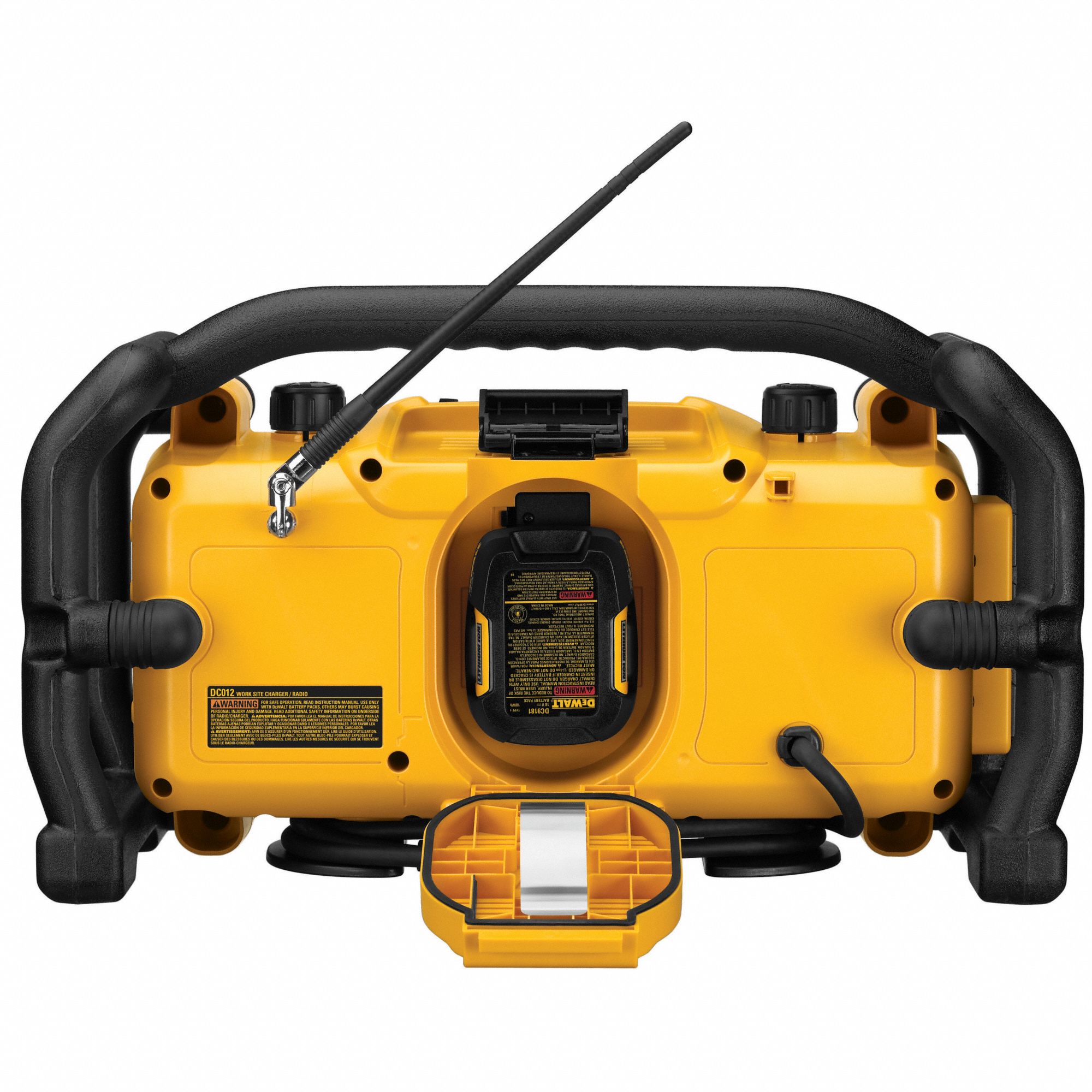 DEWALT Jobsite Radio, 7.2 to 18.0 or 120 Voltage, Bare Tool 4HVH1