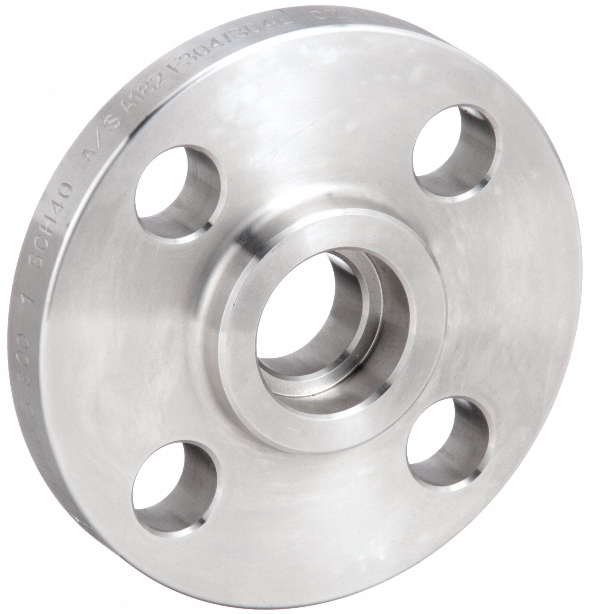 PIPE FLANGE: SCHEDULE 40 SOCKET WELD FLANGE, 304/304L SS, 1 IN PIPE, CLASS 300