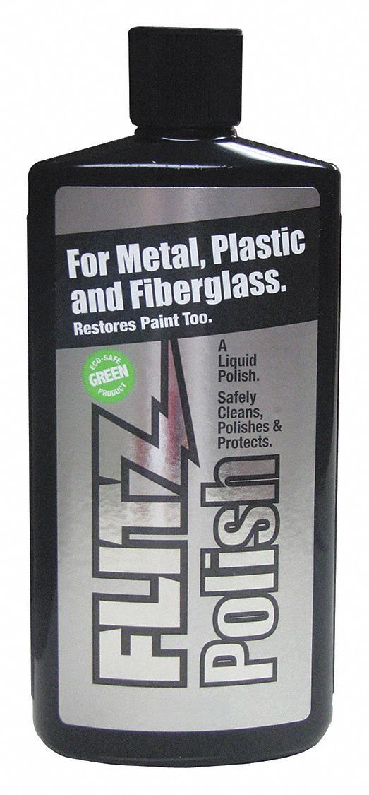 Metal Polish: Bottle, 7.6 oz Container Size, Ready to Use, Liquid