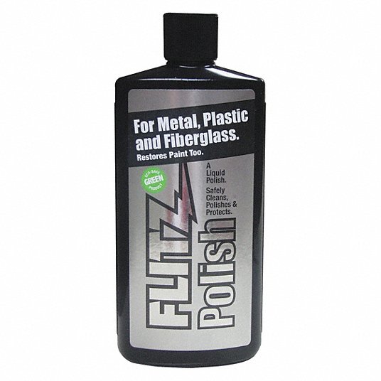 Metal Polish: Bottle, 7.6 oz Container Size, Ready to Use, Liquid