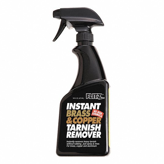 Tarnish Remover: Trigger Spray Bottle, 16 oz Container Size, Ready to Use, Liquid