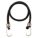 BUNGEE CORD, J-HOOK, 2½ IN HOOK L, RUBBER, 24 IN L, BLACK