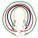 BUNGEE CORD ASSORTMENT, J-HOOK, 2½ IN HOOK L, RUBBER, 36 IN L, MULTICOLOURED, 10 PK