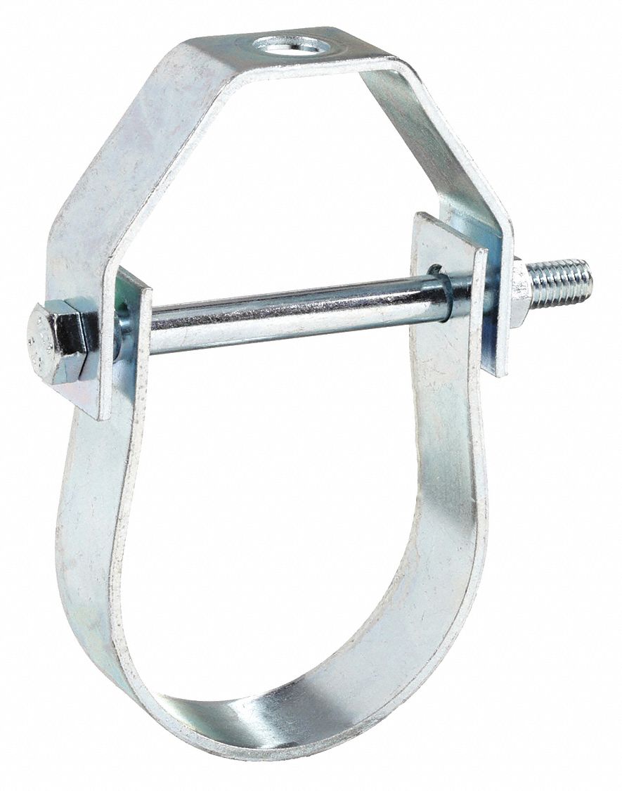 Zinc-Plated Steel, For 2 1/2 in Pipe, Clevis Hanger - 4HXW3|0500359583 ...