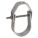 CLEVIS HANGER: STEEL, FOR 1½ IN PIPE, FOR ⅜ IN THREADED ROD, 730 LB LOAD CAPACITY