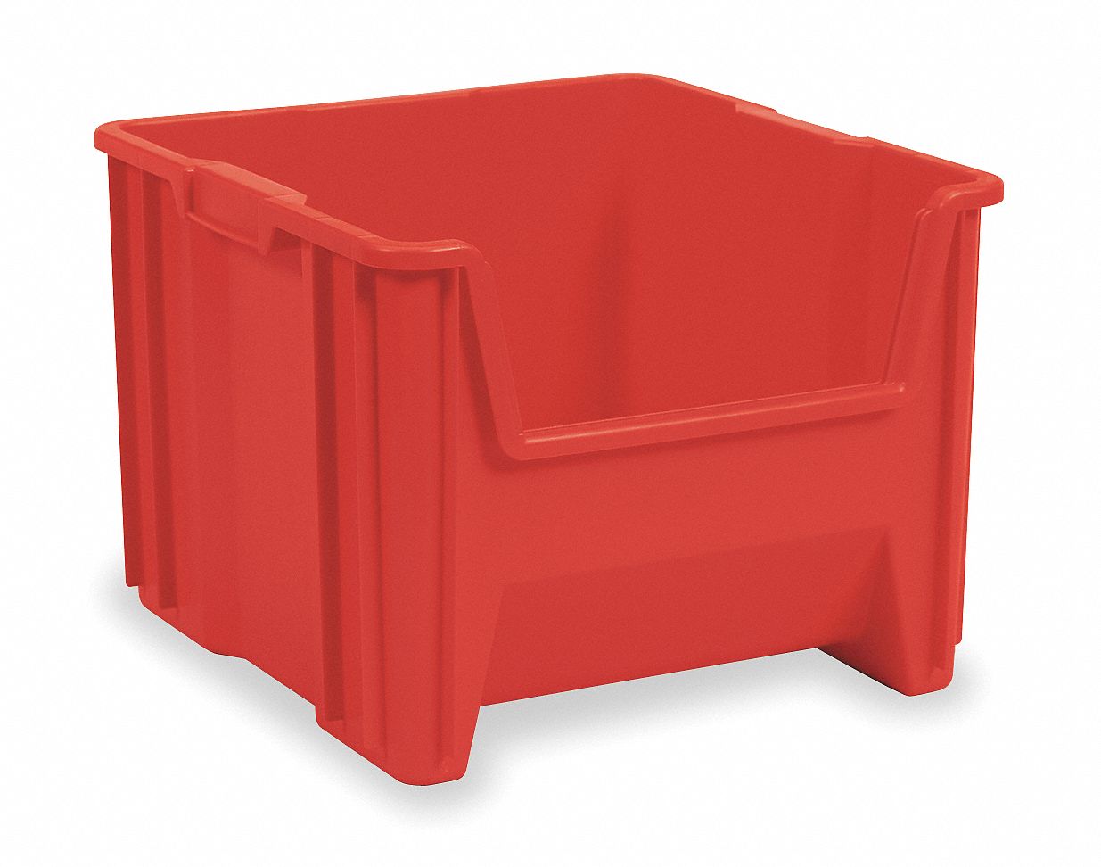 Stacking Bin,17-1/2 In. L,16-1/2 In. W