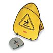 Caution Cuidado Attention Folding Safety Cone Signs image