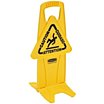 Caution Cuidado Attention Safety Cone Signs image