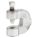 BEAM CLAMP: ZINC-PLATED MALLEABLE IRON, 400 LB LOAD CAPACITY, FOR ⅜ IN THREADED ROD