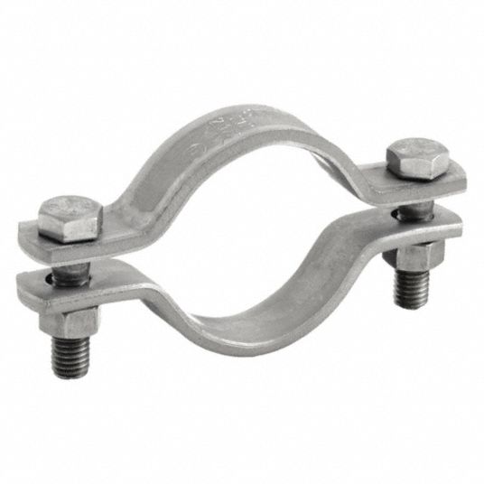 Steel Band, 2 1/2 in Dia., Medium Pipe Clamp - 4HYL9|0500093570 - Grainger