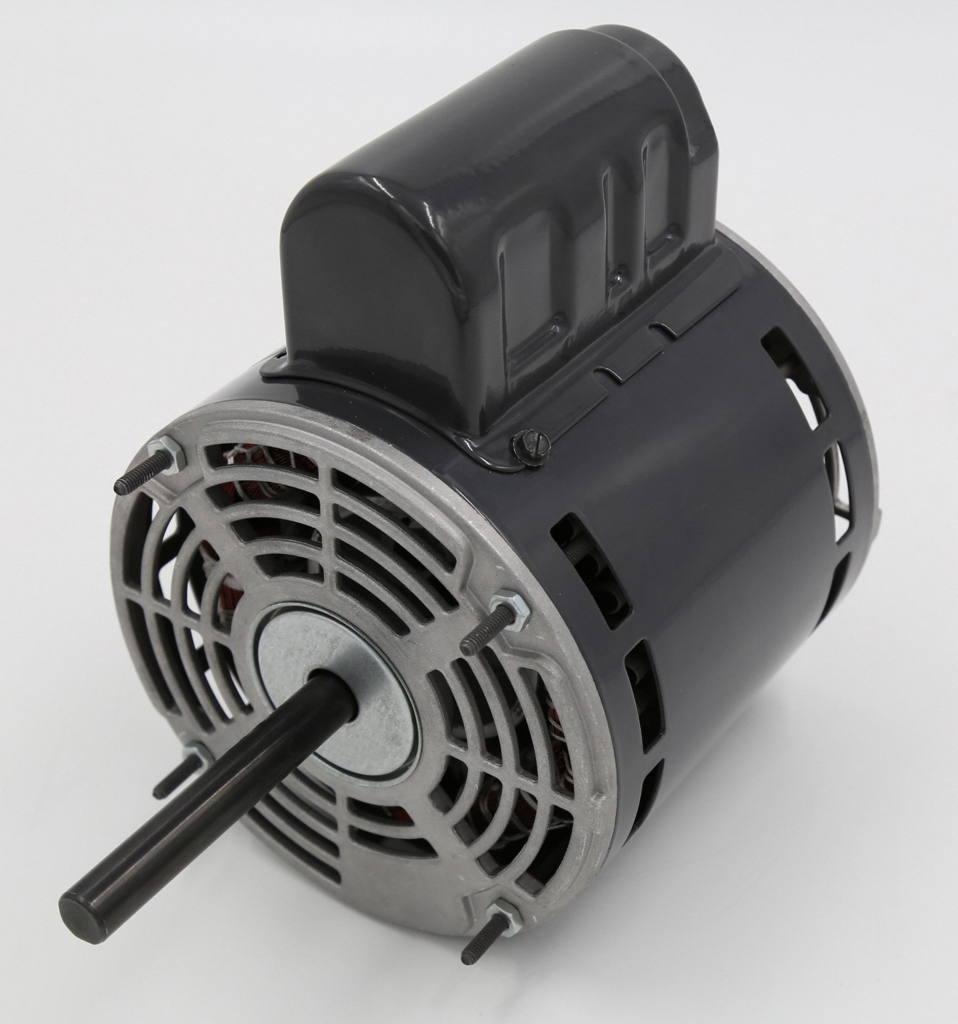 DAYTON Direct Drive Blower Motor: 1 Speed, Open Air-Over, Stud Mount, 1 ...