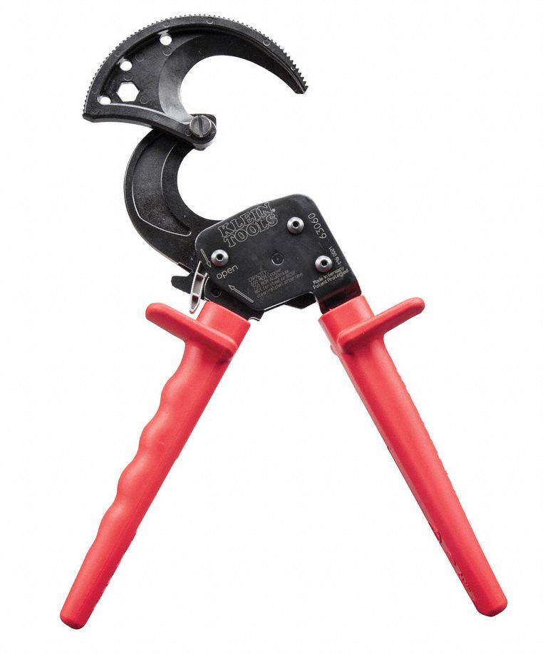 KLEIN TOOLS Cable Cutter, Steel, 10 1/4 in Overall Length, Shear