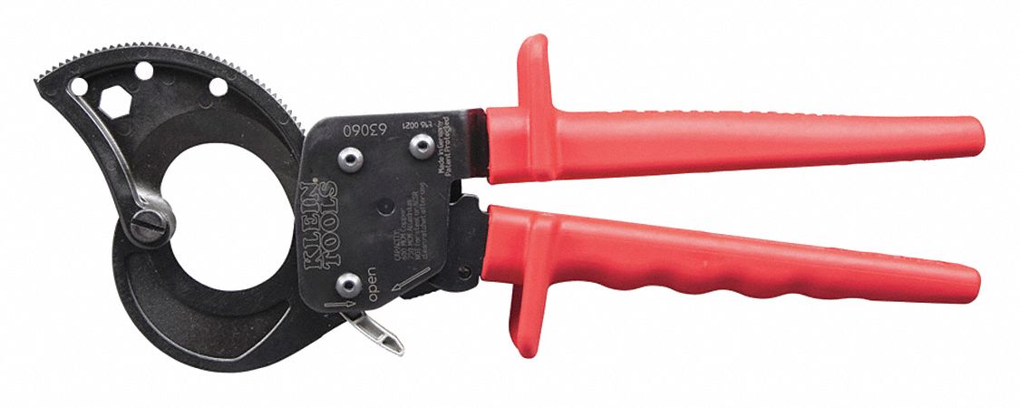 KNIPEX Ratchet Cable Cutter: Multi-Component, Shear, For 1 1/4 in Max Dia  Aluminum Electric Cable - 10U147|95 31 250 SBA - Grainger