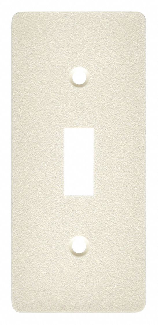 TOGGLE SWITCH COVER, FOR CABLESMART 40N2, 4 IN W, 2 IN H, PLASTIC, IVORY