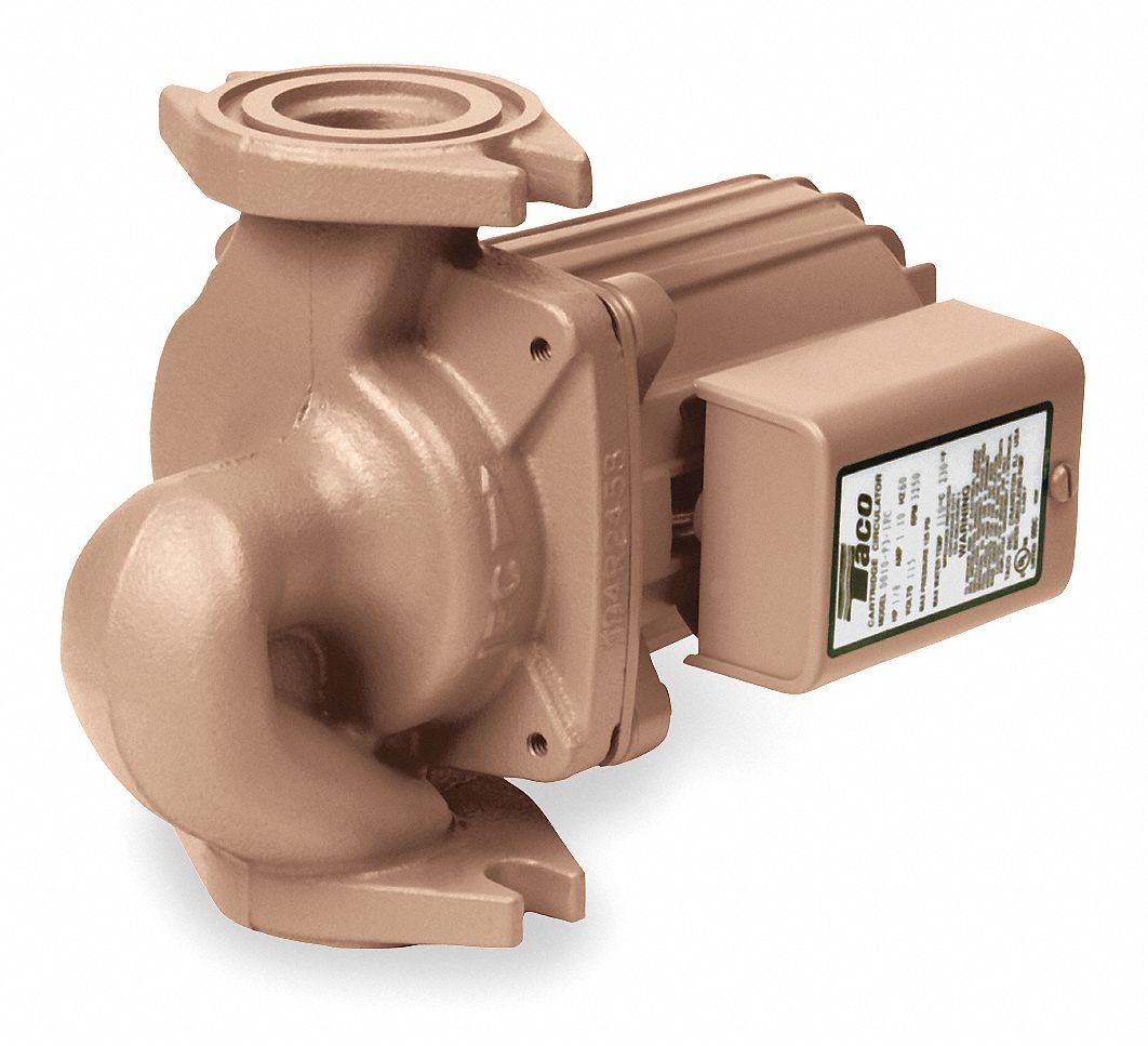 taco 110 bronze in line circulator