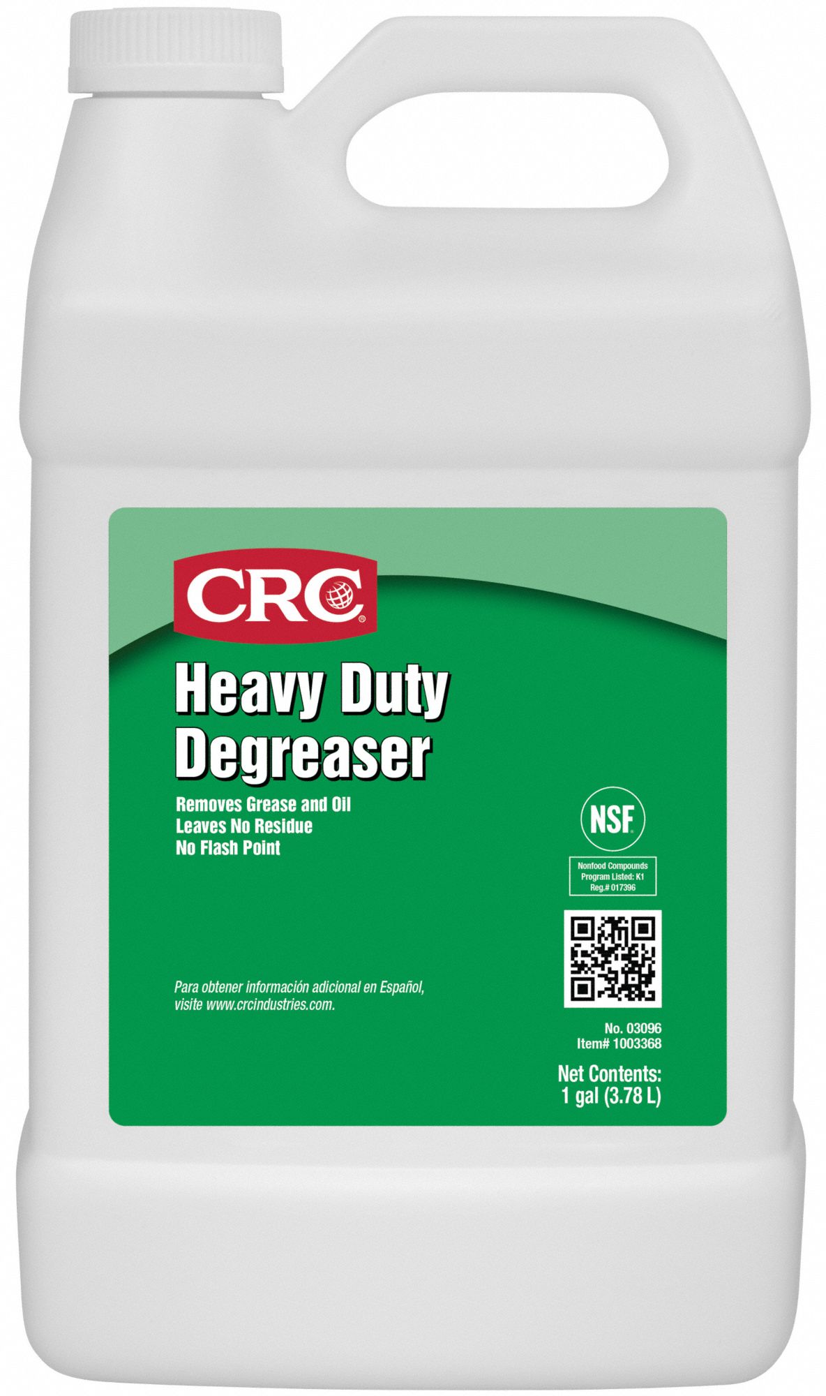 CRC, Solvent Based, Jug, Heavy Duty Degreaser 4JB4003096 Grainger