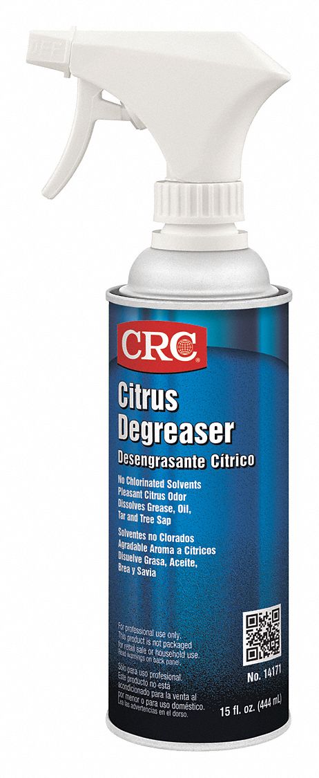 CRC Solvent Degreaser, 16 oz. Spray Bottle 4JB5014171 Grainger