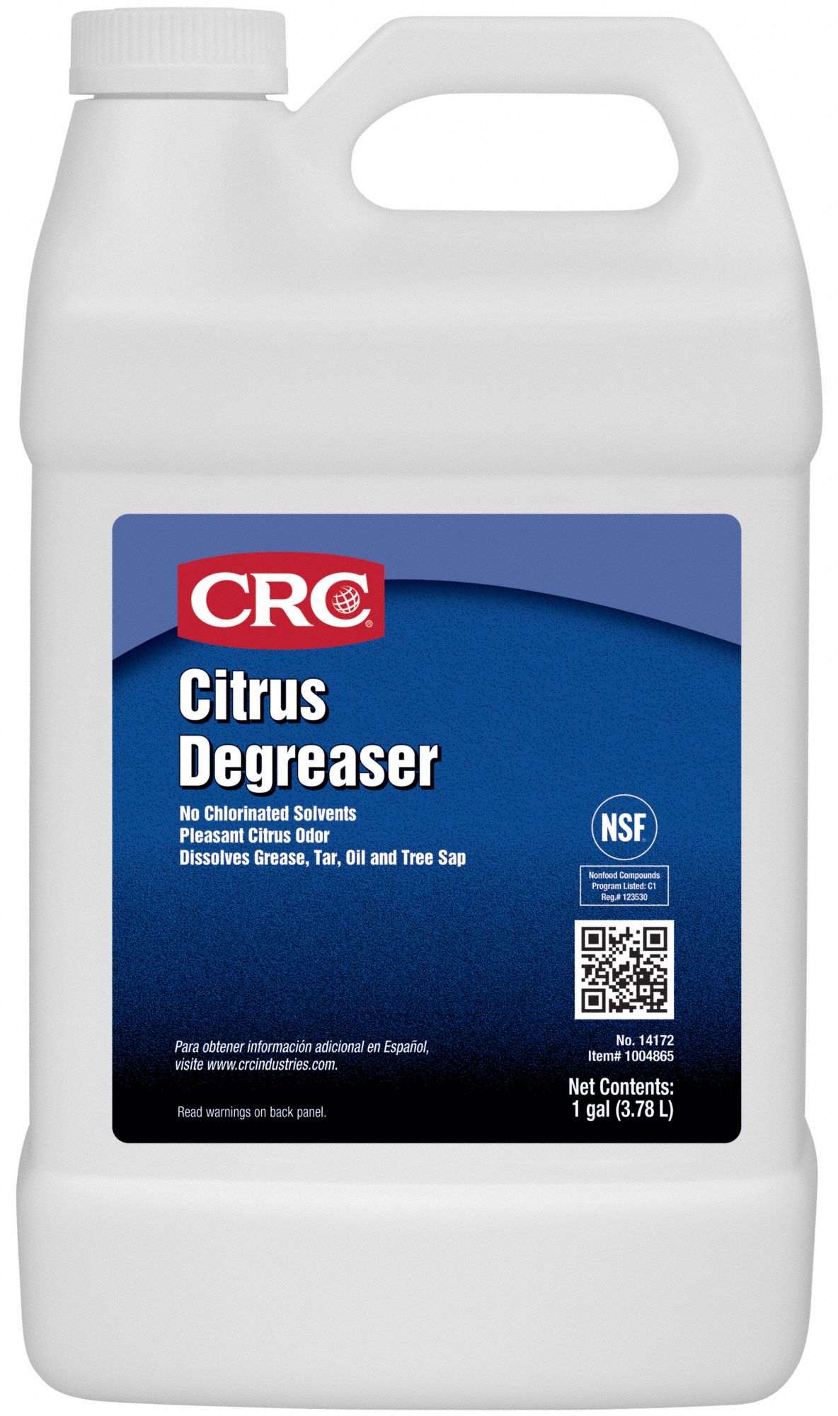 CRC, Solvent Based, Jug, Heavy Duty Cleaner/Degreaser 4JB5114172