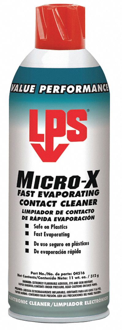  LPS 04620 Limpiador eléctrico seguro de plástico, 18 onzas  líquidas, lata de aerosol, incoloro (paquete de 12) : Industrial y  Científico