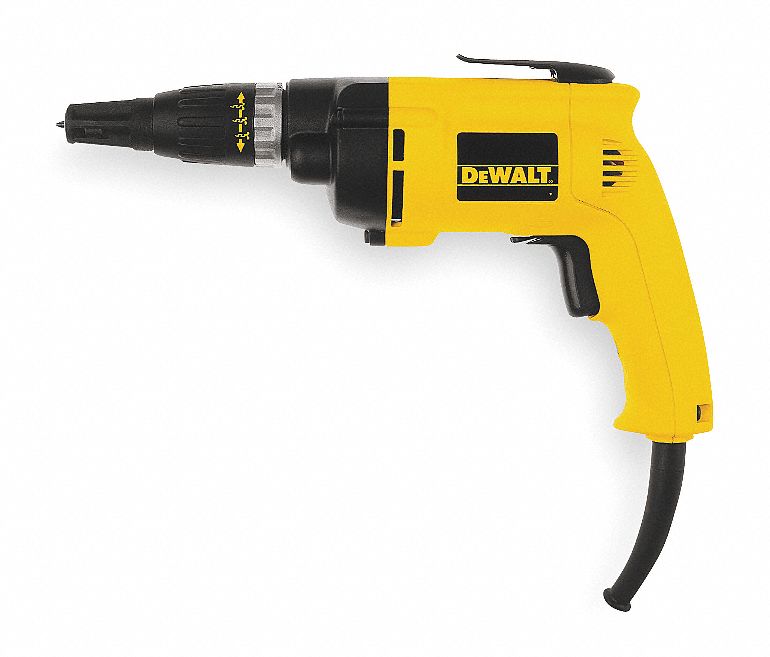 DEWALT Screw Gun 1 4 in Drive Size 4 000 RPM Free Speed 60 in lb 6 A Current 120V AC