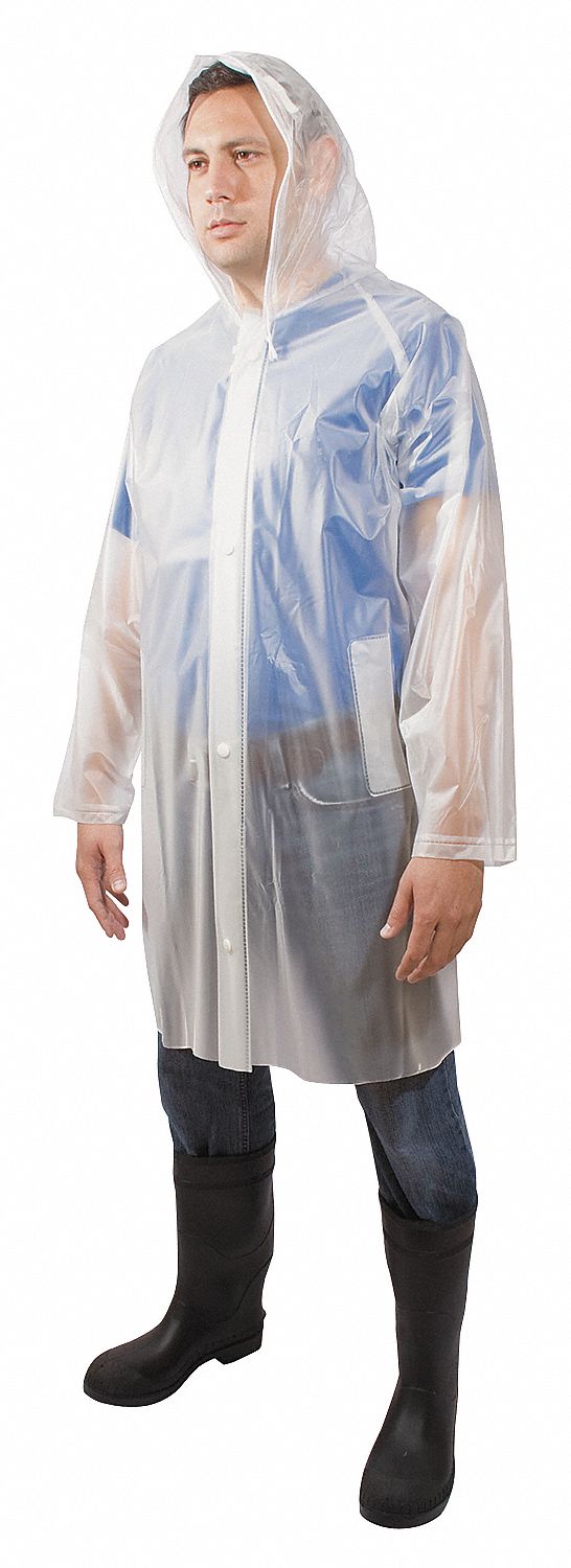 Gabardina Impermeable Transparente