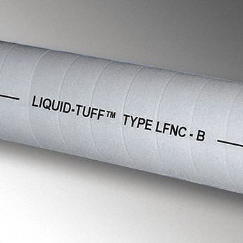 LIQUID-TIGHT CORRUGATED CONDUIT, ¾ IN TRADE SIZE, GREY, 100 FT NOMINAL L, 6000