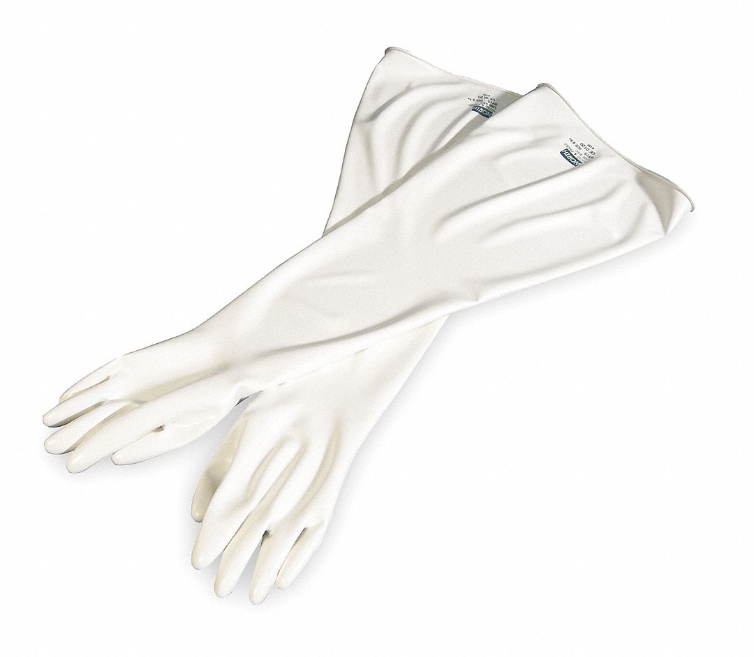 4JD33 - Seamless Dry Box Glove 15 mil White PR