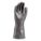 CHEMICAL RESISTANT GLOVES, 32 MIL, 14 IN LENGTH, SIZE 10, BLACK, BLACK