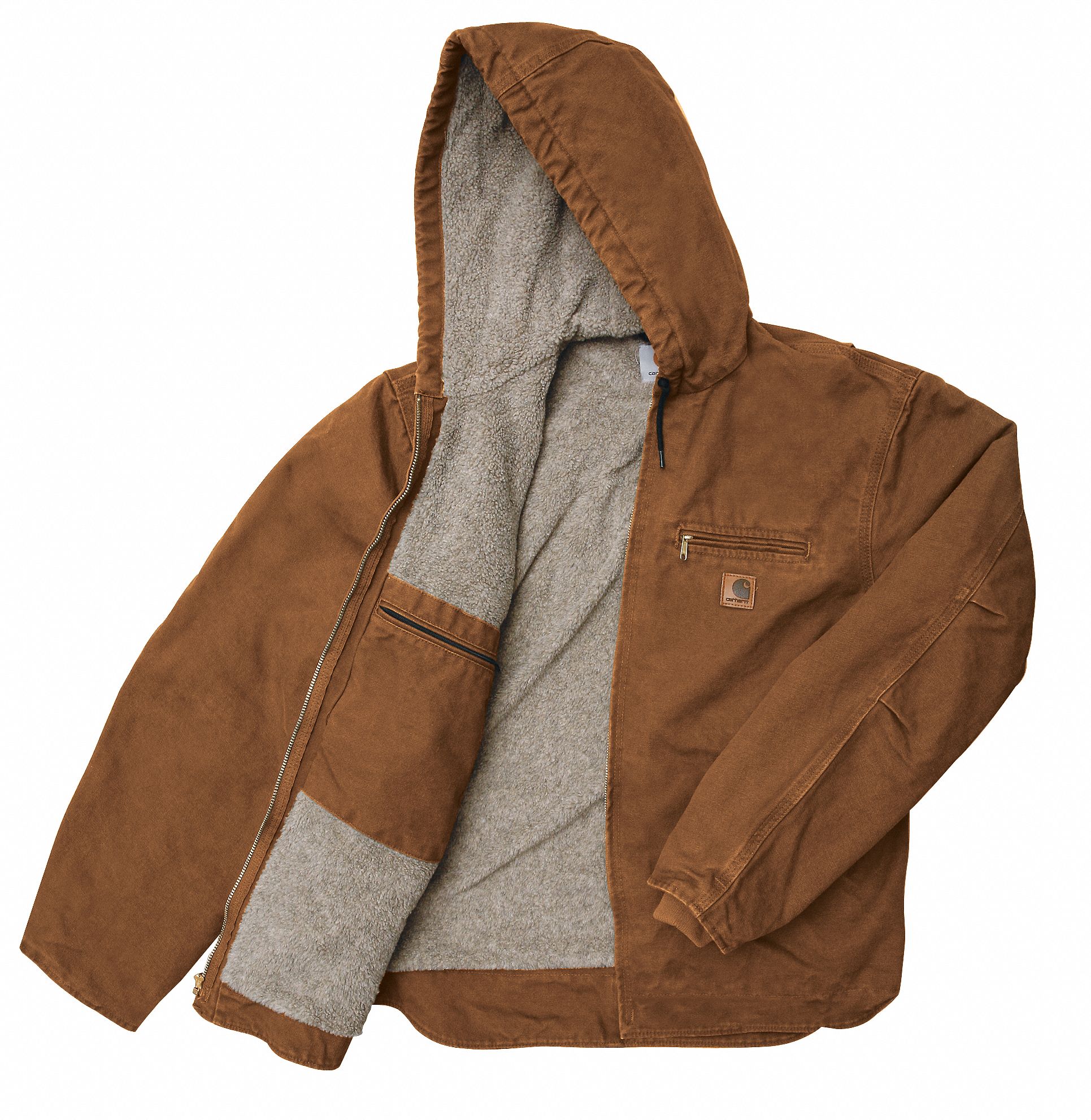 CARHARTT Chaqueta Tamano 2XG Color Cafe Caballero Chaquetas y Abrigos 4JEP7 J141 211 REG XXL Grainger Mexico