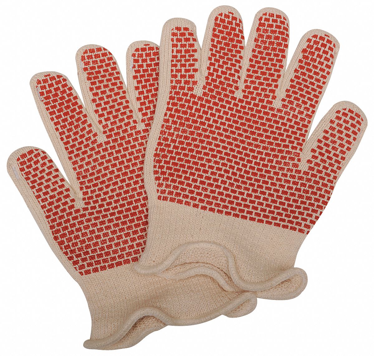 Heat Resistant Gloves,White/Rust, L,PR PK 12 4JF36 | eBay