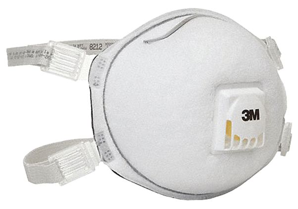 RESPIRATEUR, UNIVERSEL, PP/PVC/POLYESTER/POLYISOPRENE/COTON/AL, N95, 10/BOÎTE