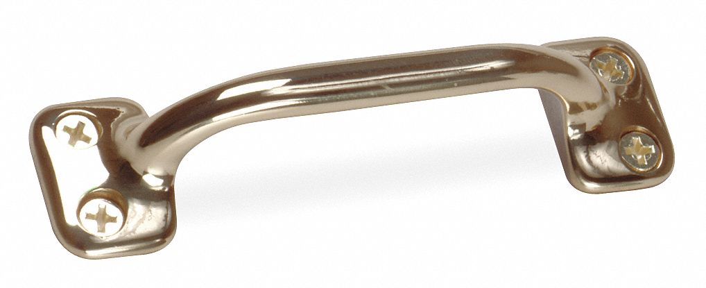 Pull Handle 4 5/8 in Grip Brass