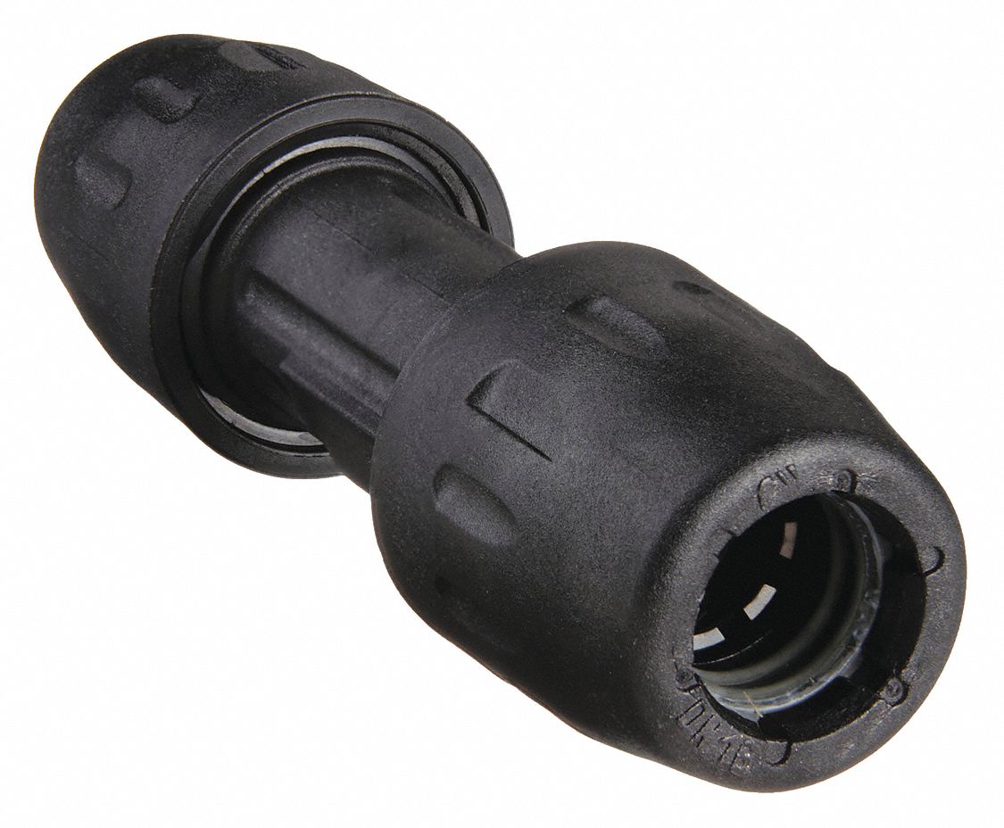 TUBING FITTING: POLYAMIDE, PUSH-TO-CONNECT X PUSH-TO-CONNECT, FOR ½ IN X ½ IN TUBE OD