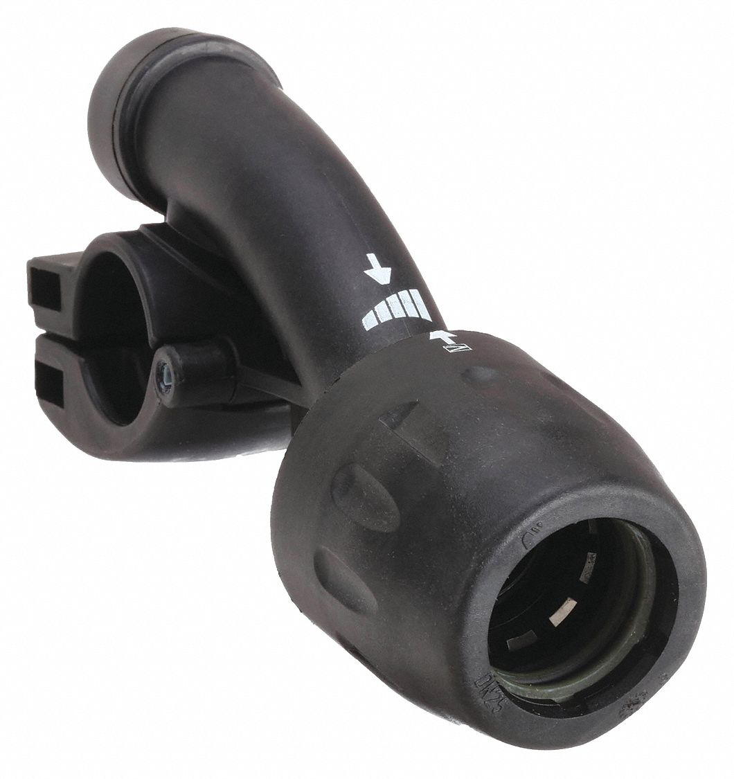 Push-Fit Fitting: 1 in OD x 1 in OD Size, Push-to-Connect x Push-to-Connect, Polyamide