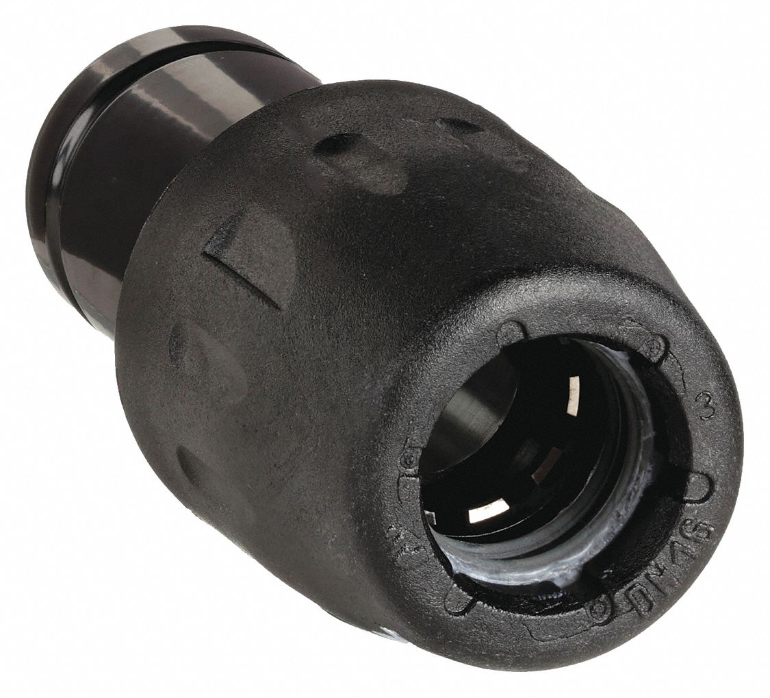 TUBING FITTING: POLYAMIDE, PUSH-TO-CONNECT X PUSH-TO-CONNECT, FOR 1 X ½ IN TUBE OD, RING