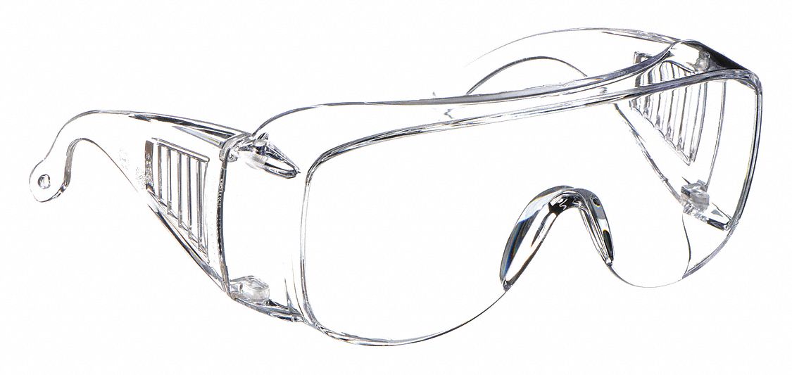 LUNETTES DE SÉCURITÉ, SANS MONTURE, OTG, POLYCARBONATE, ANTIRAYURES, TRNSP, UV, M, UNISEXE