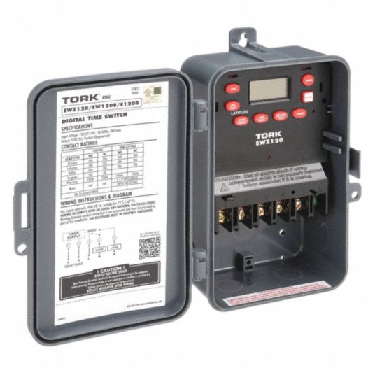TORK, 7 day, Astronomic, Electronic Timer - 4JNF6|EWZ120 - Grainger