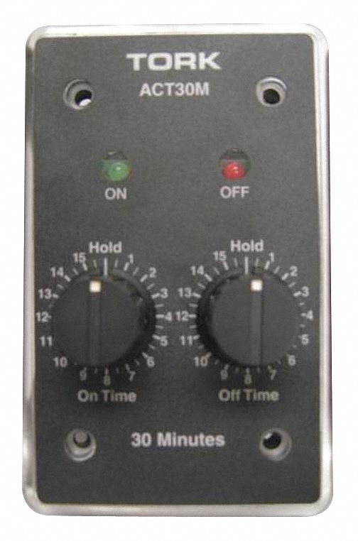 Adjustable Cycle Timer, 24 Input Voltage, NO20A, NC10A Amps Grainger