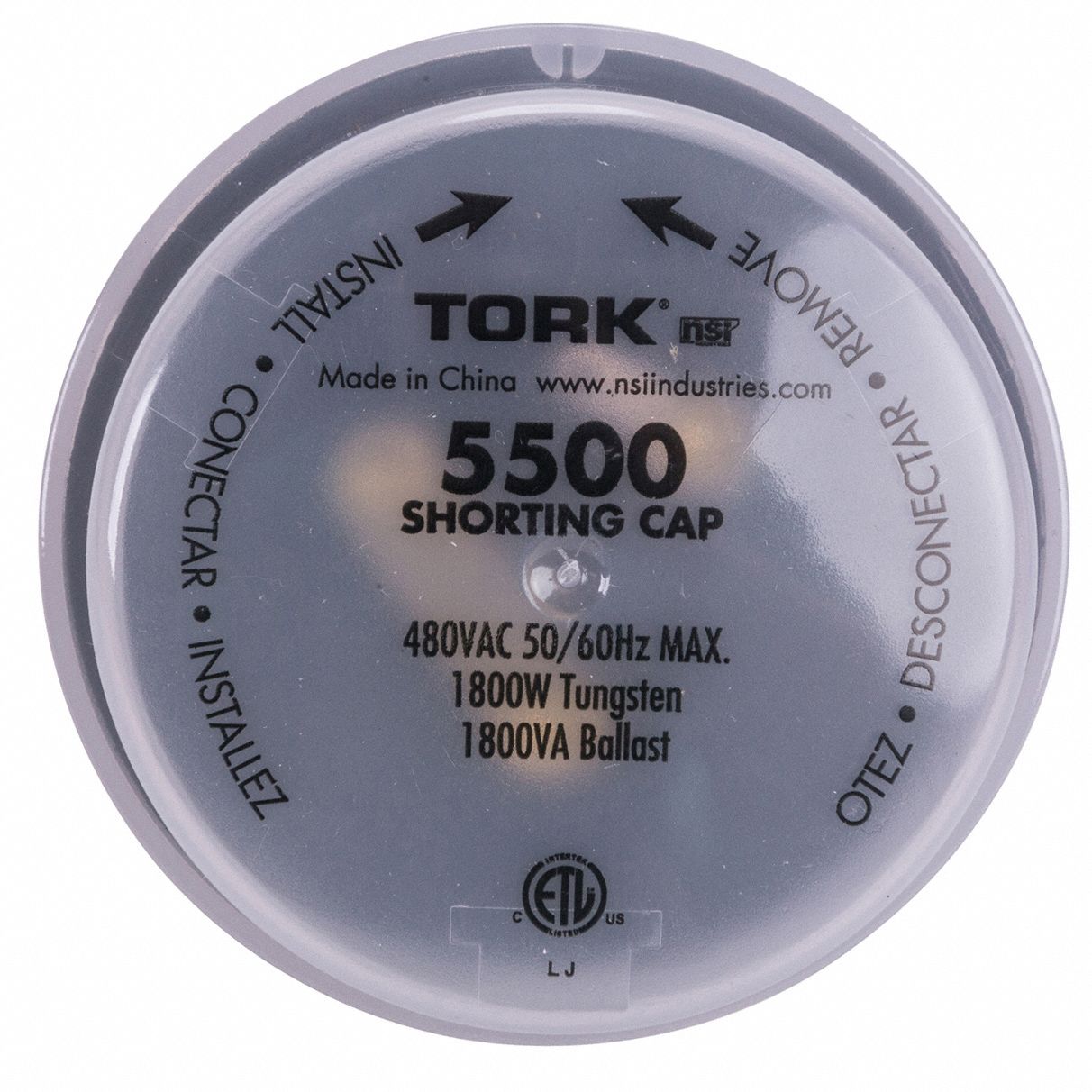TORK Shorting Cap, 120 to 480V AC Voltage, For Use With TORK