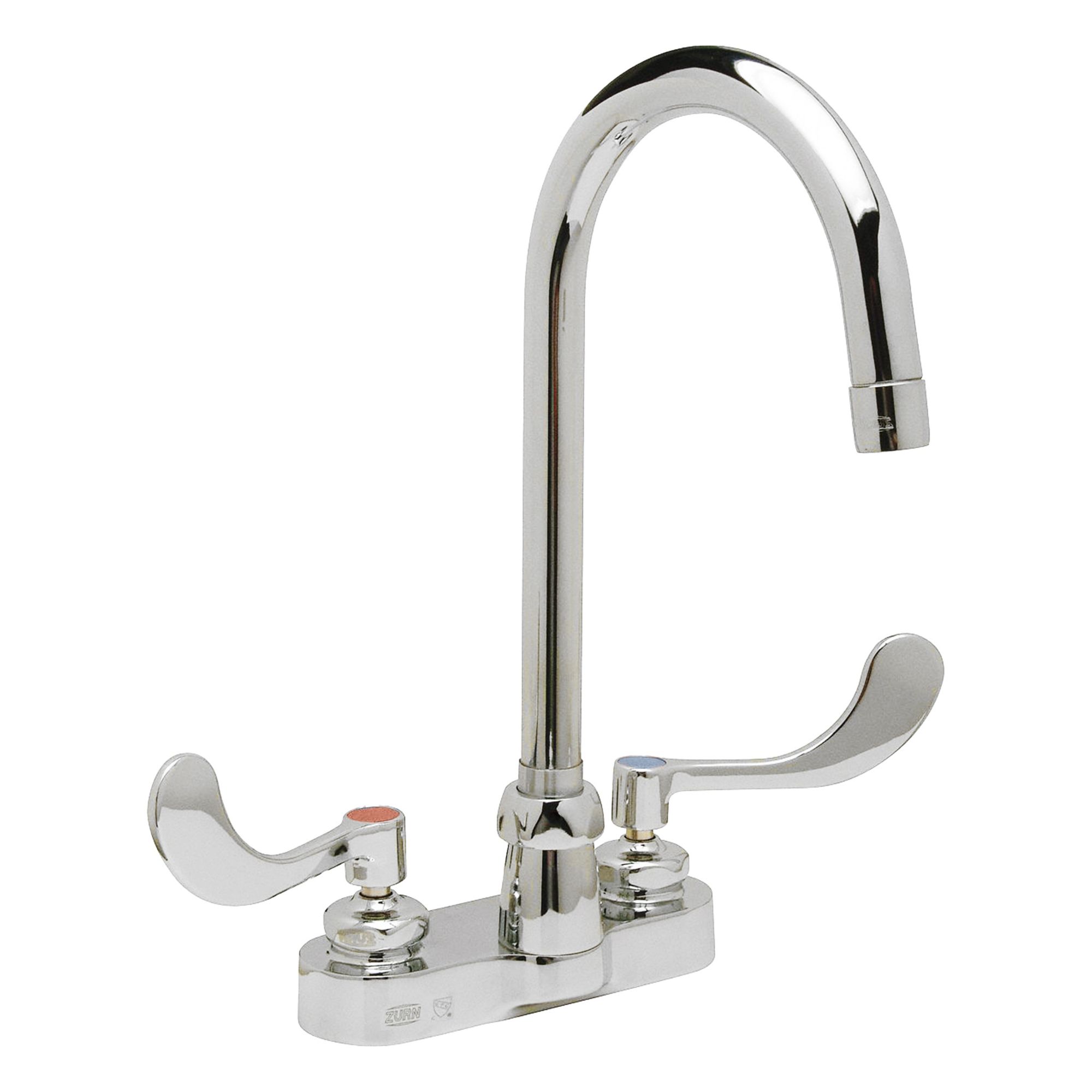Gooseneck Kitchen/Bathroom Faucet: AquaSpec®, Brass, Chrome Finish, 2.2 gpm Flow Rate, NPSM