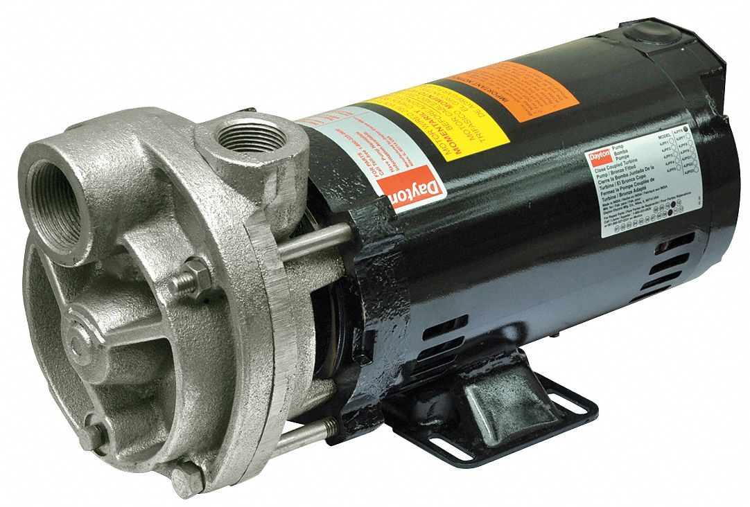 Turbine Pump: 3/4 hp, 208-230/460V AC, 120 psi Shut Off, 3-Phase