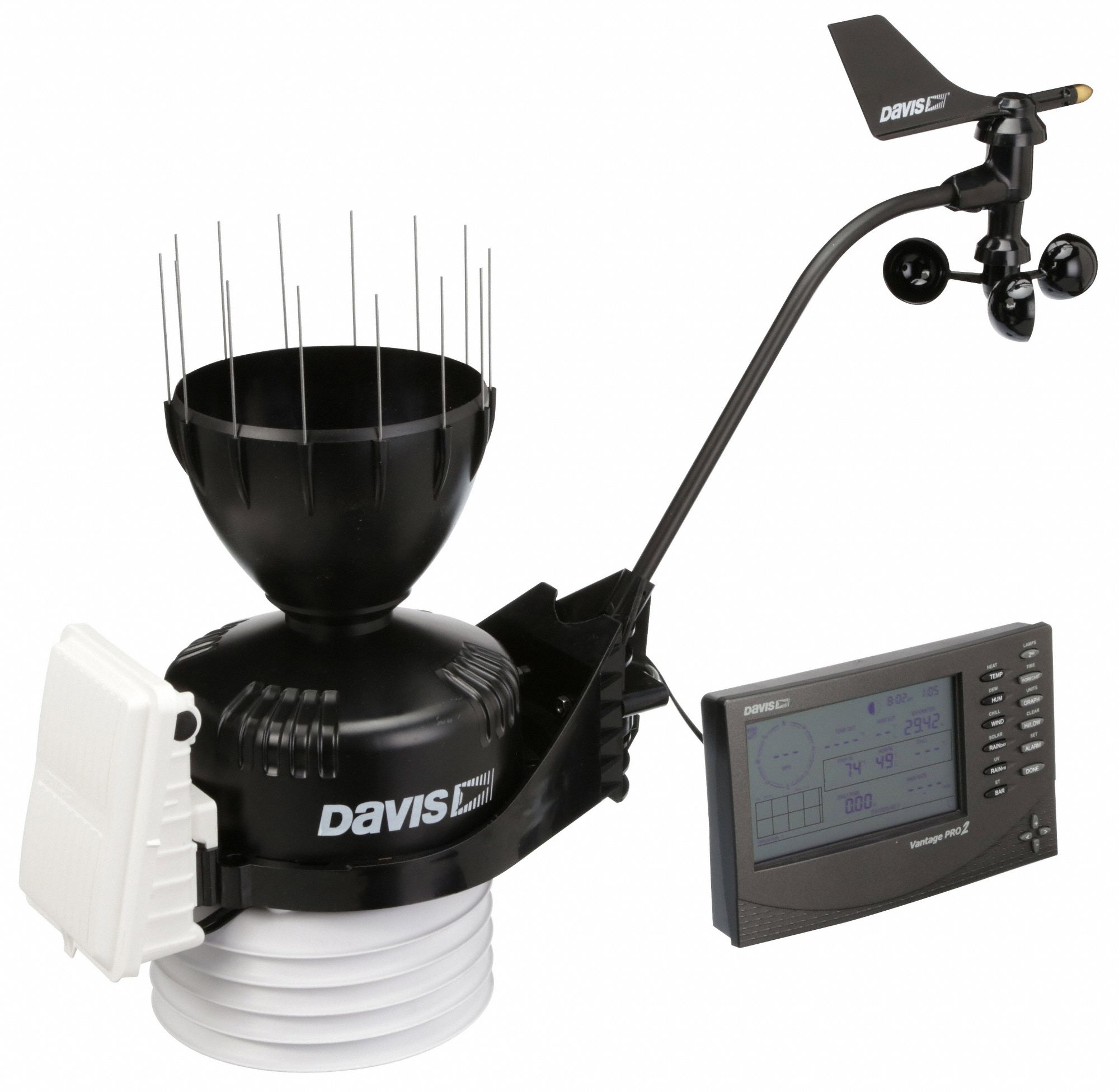DAVIS INSTRUMENTS, Vantage, LCD Transflective, Cabled Weather Station