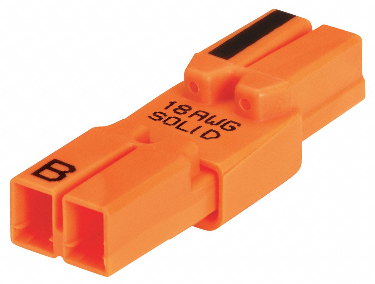 BALLAST DISCONNECT, PUSH-IN, 2 PORTS - BALLAST SIDE, 3 A MAX CURRENT, 182, V-0, 100 PK