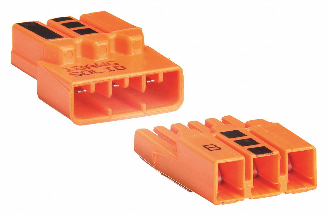 BALLAST DISCONNECT, PUSH-IN, 3 PORTS - BALLAST SIDE, 3 A MAX CURRENT, 183, V-0, 100 PK