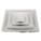 DIFFUSER, CEILING/WALL, 23¾ IN H, 23¾ IN W, SURFACE MOUNT, 6 TO 12 IN DUCT, STEEL, SQUARE CONE